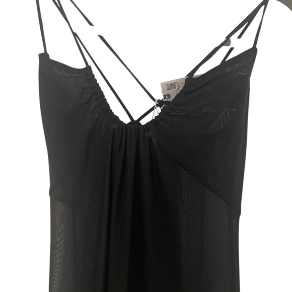 NWT Zara Sheer Slinky Dress S - Picture 3 of 4